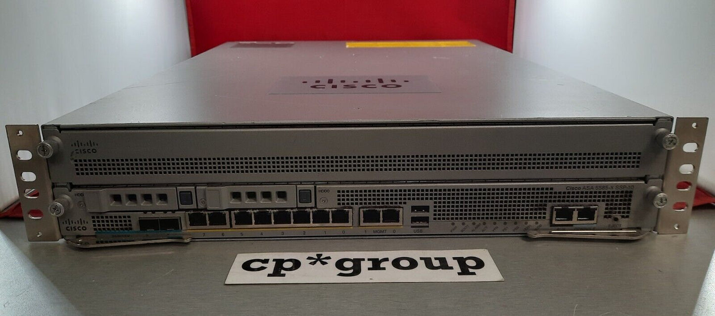 Cisco ASA5585-X 8-Port GbE Firewall Security Appliance w/ SSP-10 1x 1200w PS