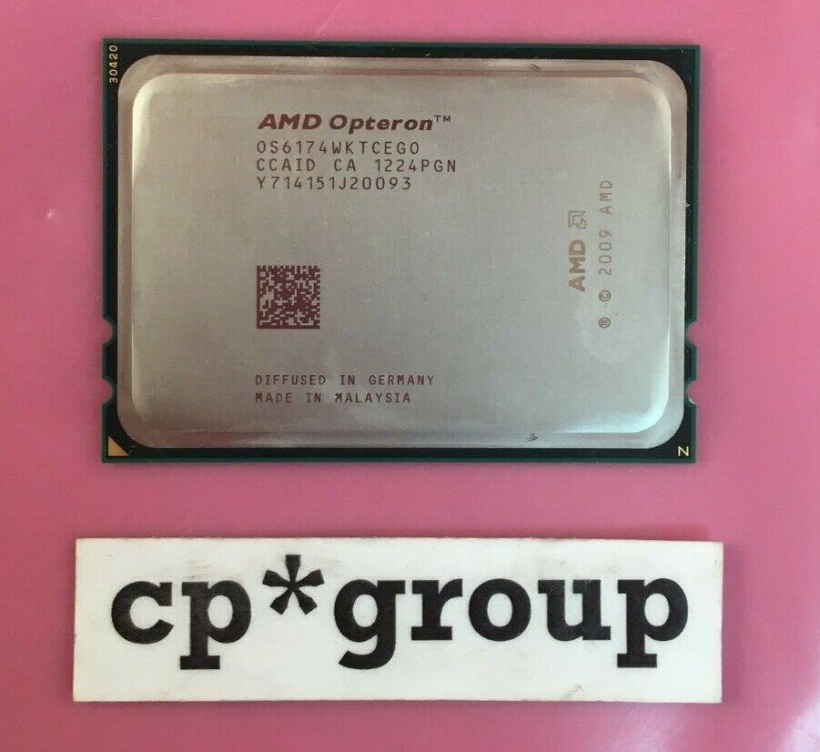 LOT OF 2 AMD Opteron 6174 12 Core 2.20 GHz 12MB CPU Processor OS6174WKTCEG0