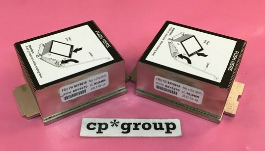 LOT OF 2 IBM 94Y6618 69Y5270 System CPU Processor Heatsink for x3650 M4