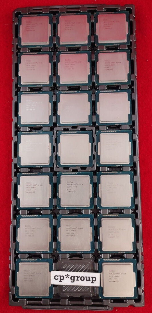 LOT OF 20 Intel Core i3-4130 3.40GHz 3MB LGA1150 Dual Core CPU Processors SR1NP