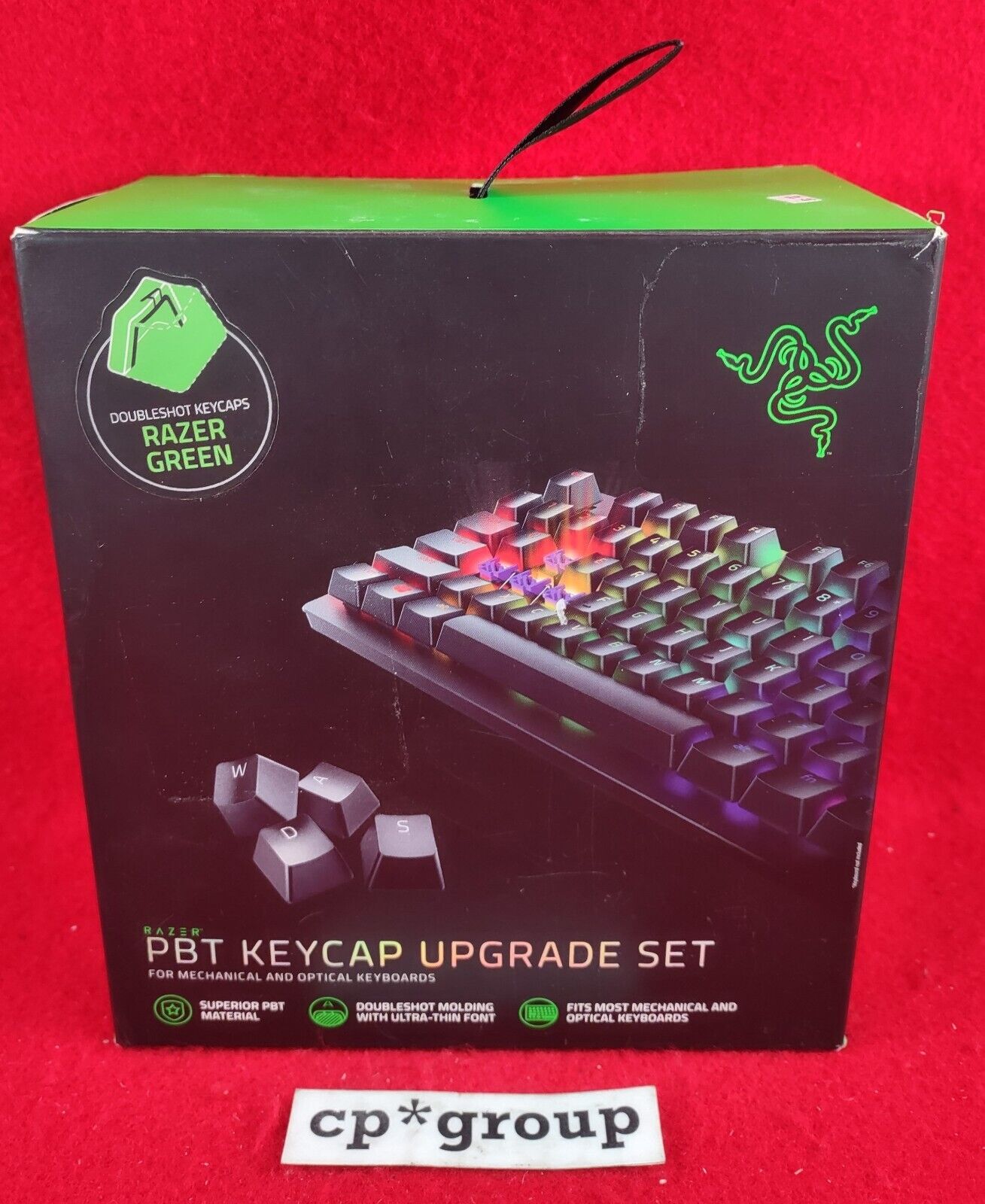 Razer PBT Keycap upgrade Set (Razer Green) RC21-01490400-R3M1