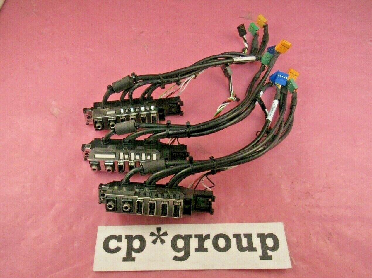 LOT OF 3 HP 6000 6005 Pro 8000 Elite USB Audio Power Front I/O Panel 510974-001