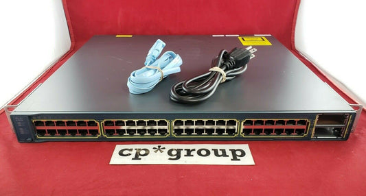 Cisco Catalyst 3560E 48-Port GbE & 2-Port X2 10G Network Switch WS-C3560E-48TD-E