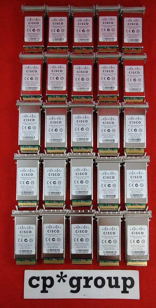 LOT OF 25 Cisco CVR-X2-SFP TwinGig SFP Converter Module