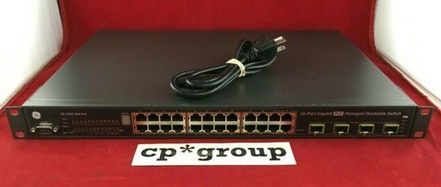 GE 24-Port 10/100 PoE 4-Port DP (RJ-45/SFP) Network Switch GE-DSSG-244-POE *READ