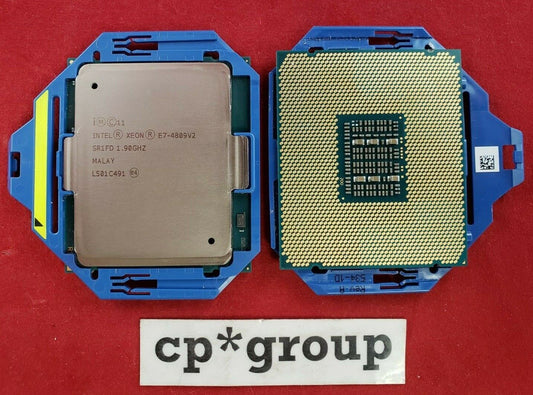 MATCHED PAIR Intel SR1FD Xeon E7-4809 v2 1.9GHz LGA2011-1 6-Core CPU Processor