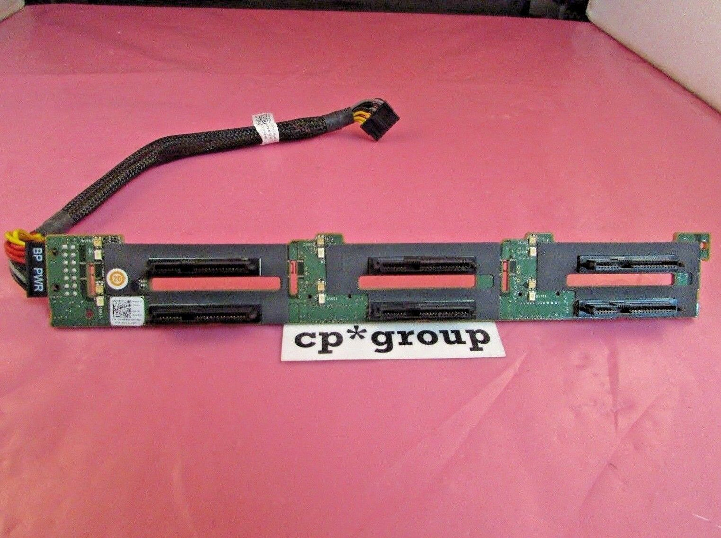 KHP6H Dell PowerEdge R610 R810 1x6 2.5" SAS Backplane Board w/ Power Cable XT567