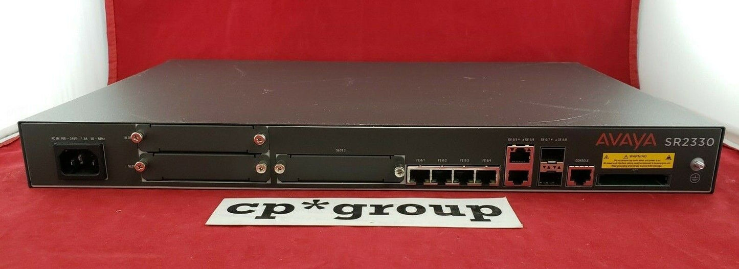 Avaya Nortel 3-Slot Secure Router SR2330