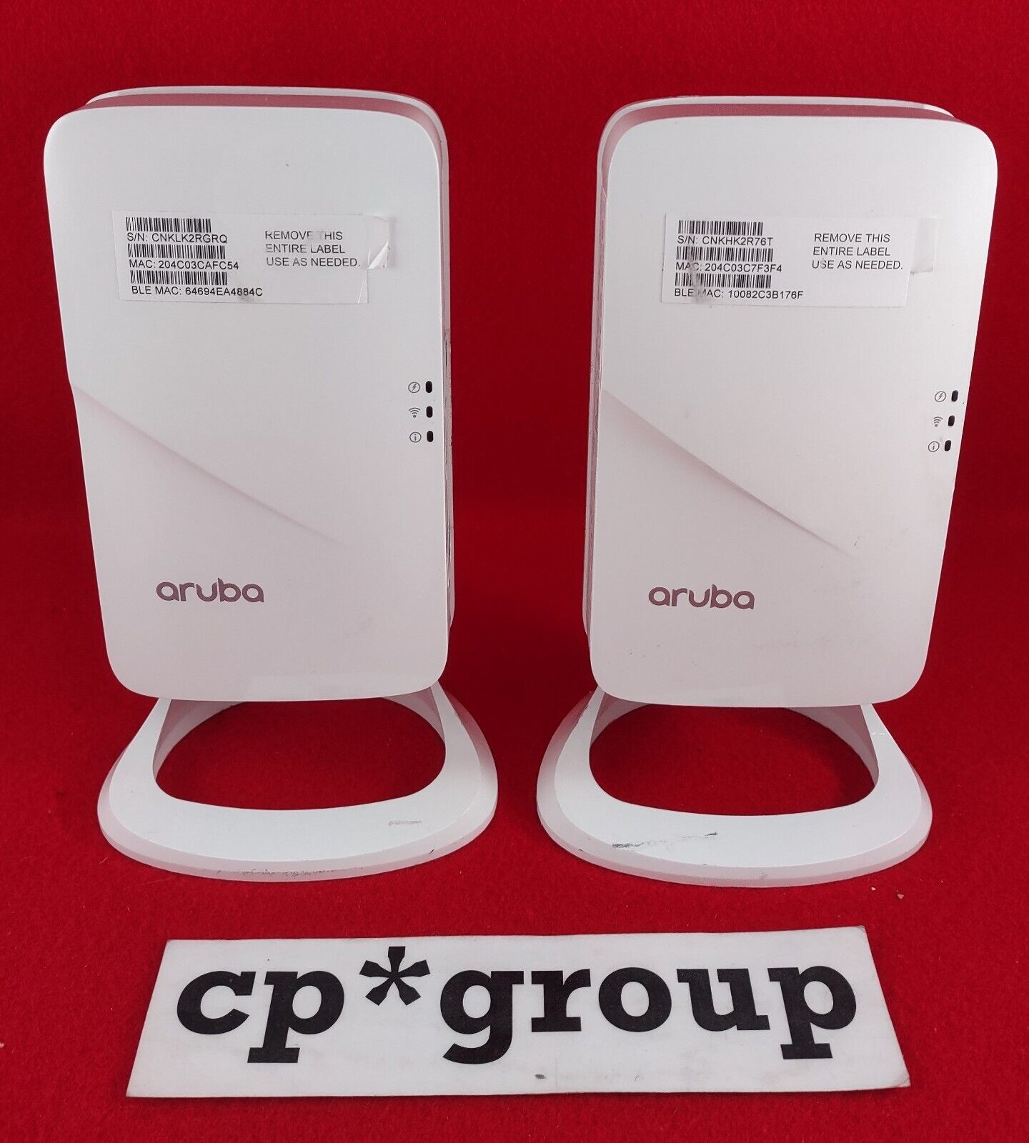 LOT OF 2 Aruba 4-Port GbE 802.11AC Dual Band Wireless Access Point AP-303HR-US