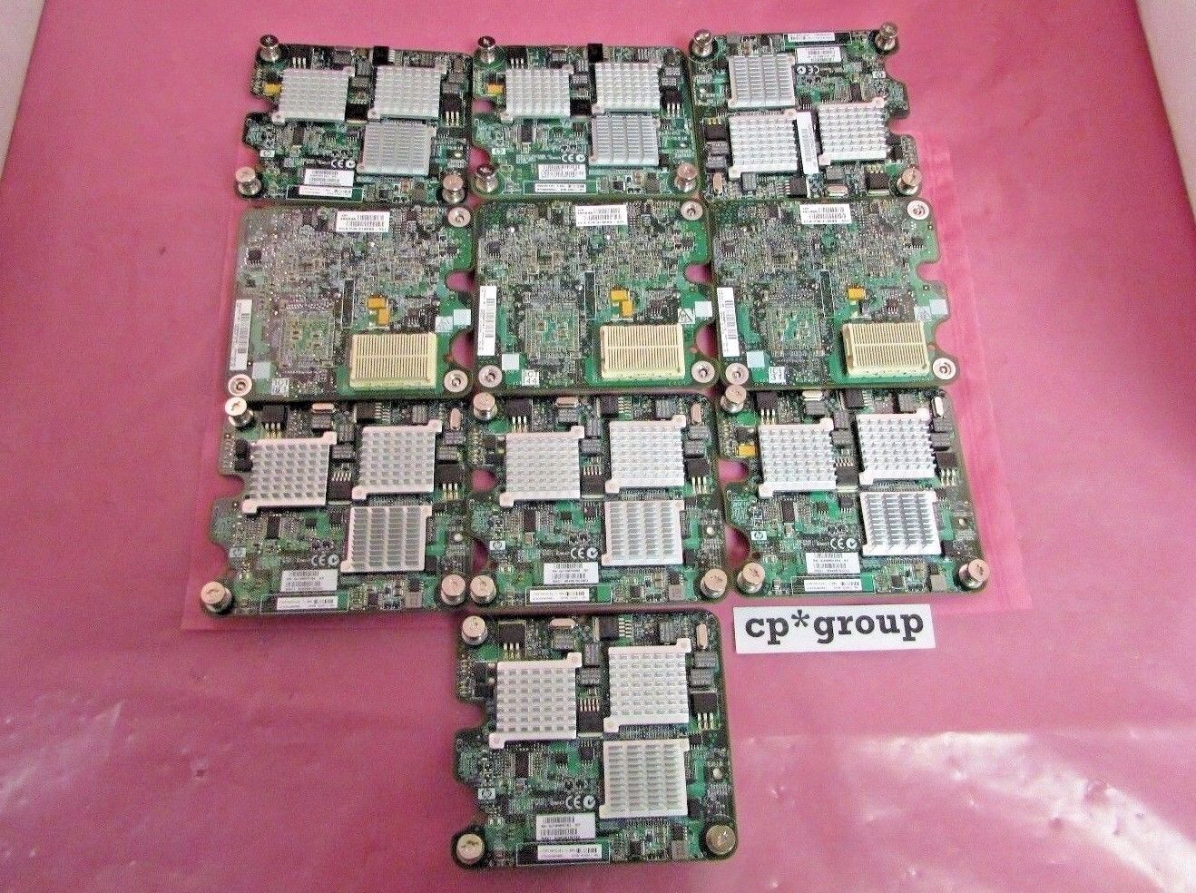 LOT OF 10 HP 436011-001 NC325M Quad Port Mezzanine Gigabit Server Adapter NIC