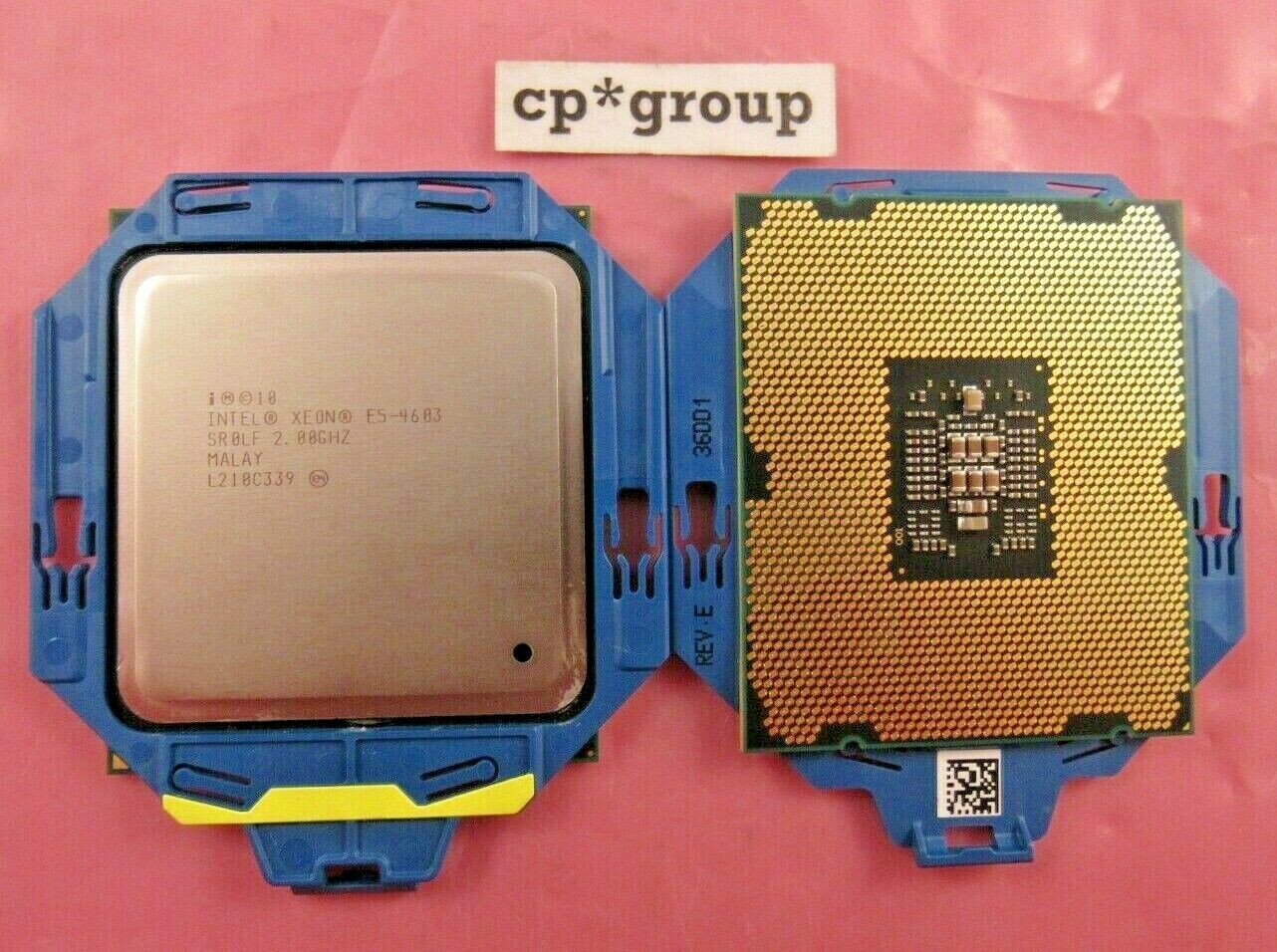 LOT OF 2 Intel Xeon E5-4603 Quad-Core CPU Processor 2.0GHz 6.4GT/s LGA2011 SR0LF