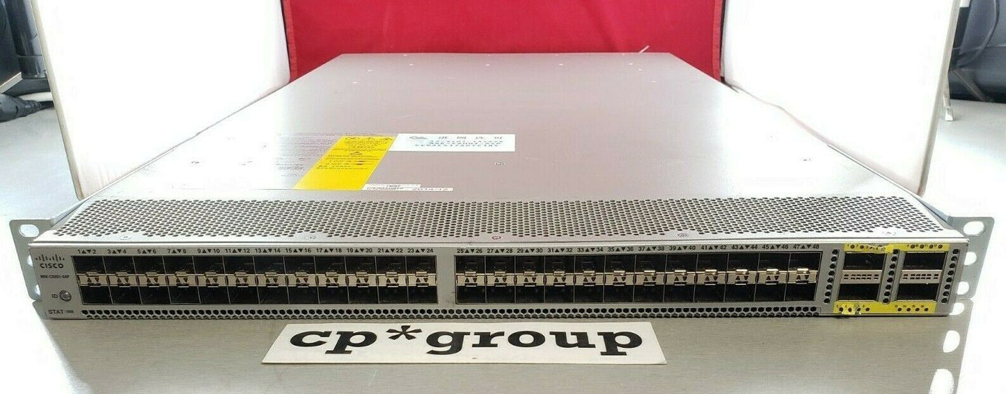 Cisco Nexus 6001 48-Port 10G SFP+ Network Switch Enterprise Lic N6K-C6001-64P -F