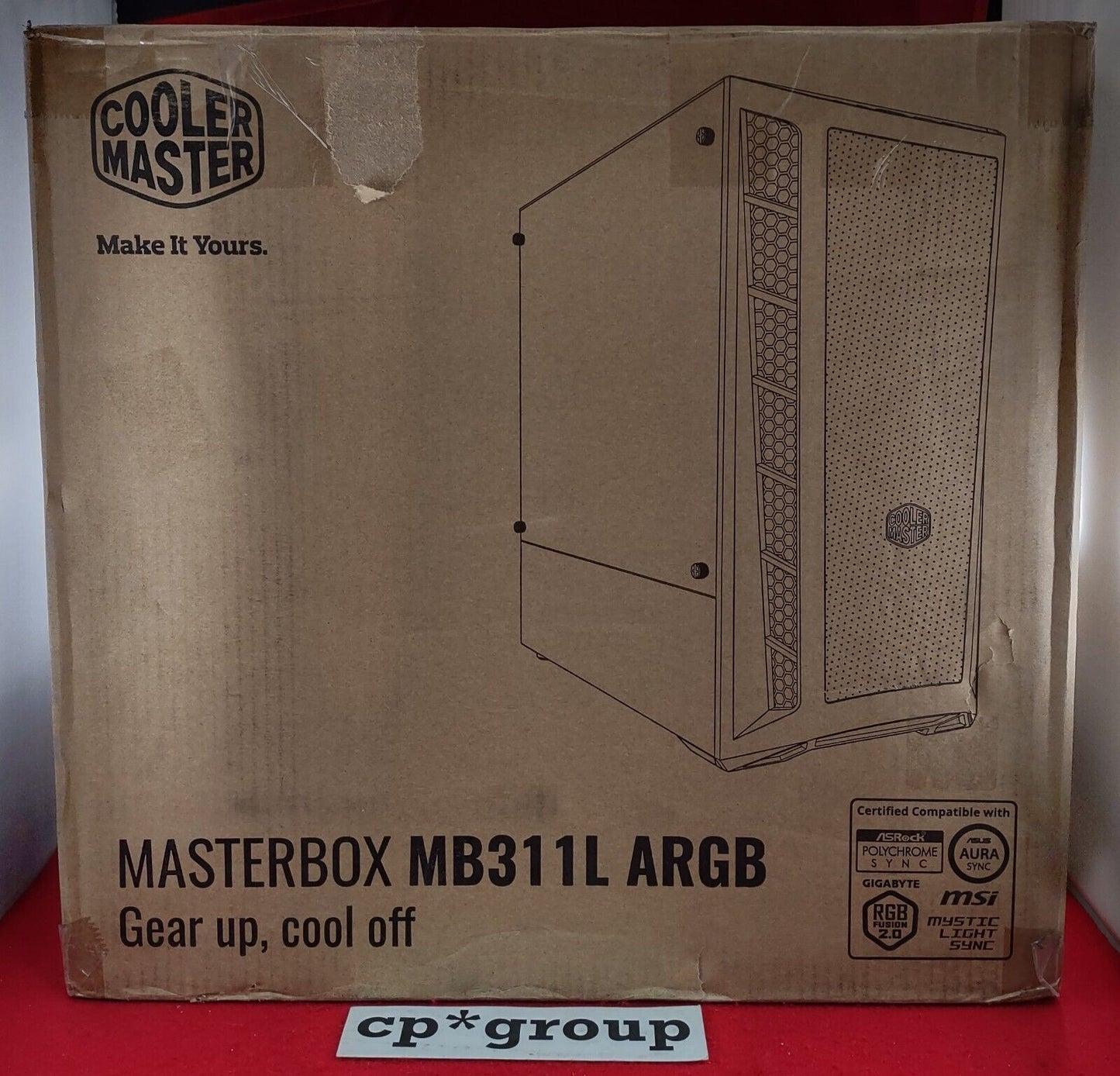 Cooler Master MasterBox MB311L ARGB Mini Tower Micro ATX MCB-B311L-KGNN-S02