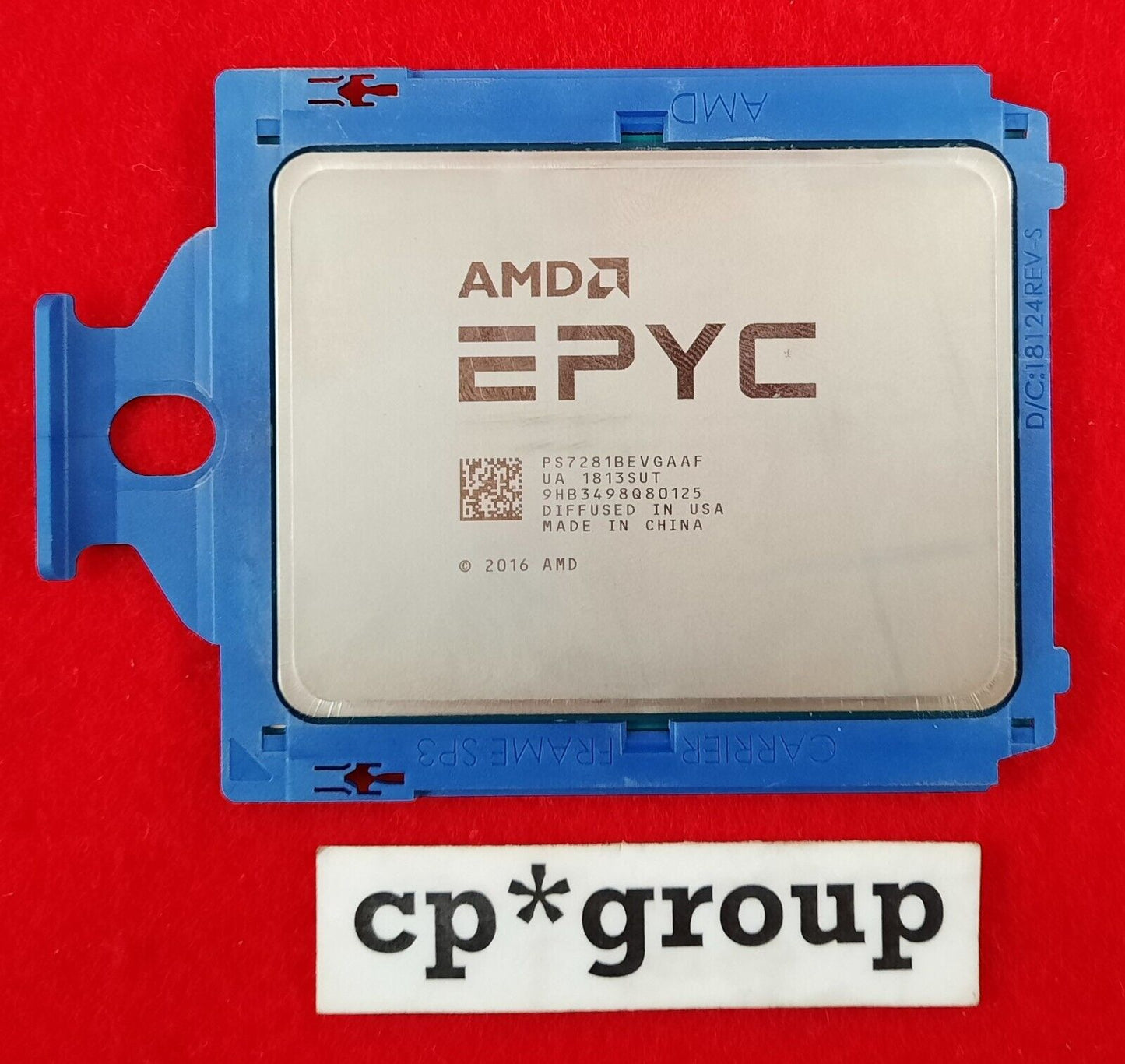 AMD EPYC 7281 2.1GHz 32MB Socket SP3 16-Core CPU Processor PS7281BEVGAAF