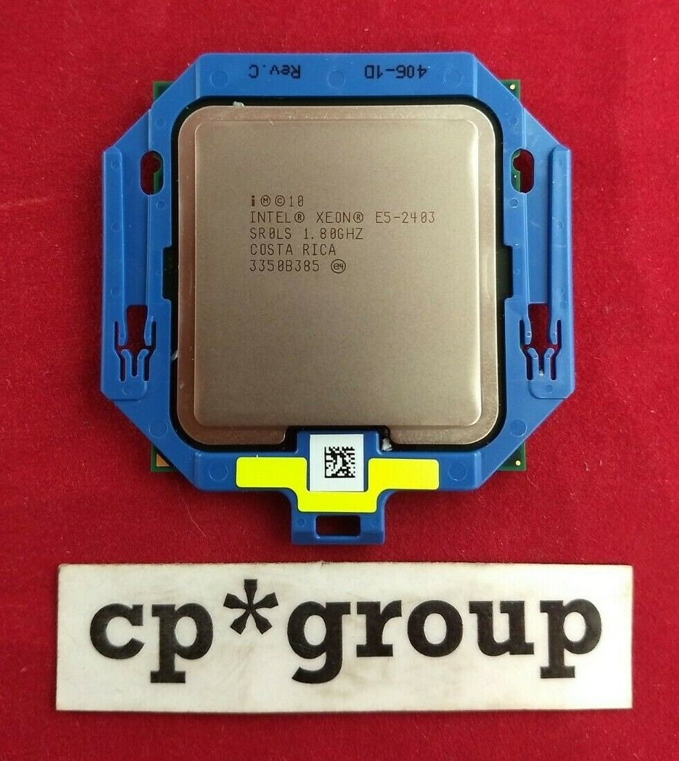 LOT OF 2 Intel Xeon E5-2403 1.8GHz 10MB LGA1356 Quad-Core CPU Processor SR0LS