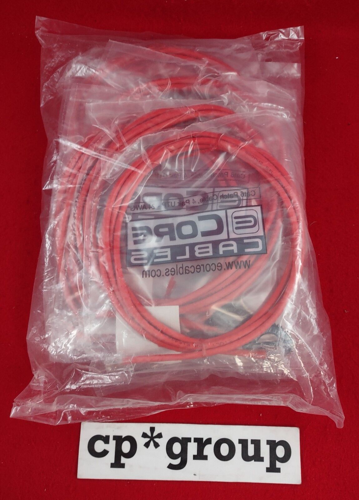 LOT OF 10 NEW 7ft Cat6 Ethernet Patch Cable Red (UTP)