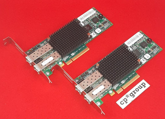 LOT OF 2 IBM Emulex LPE12002 2-Port 8GB SFP PCI-eX8 Host Bus Adapter 42D0500