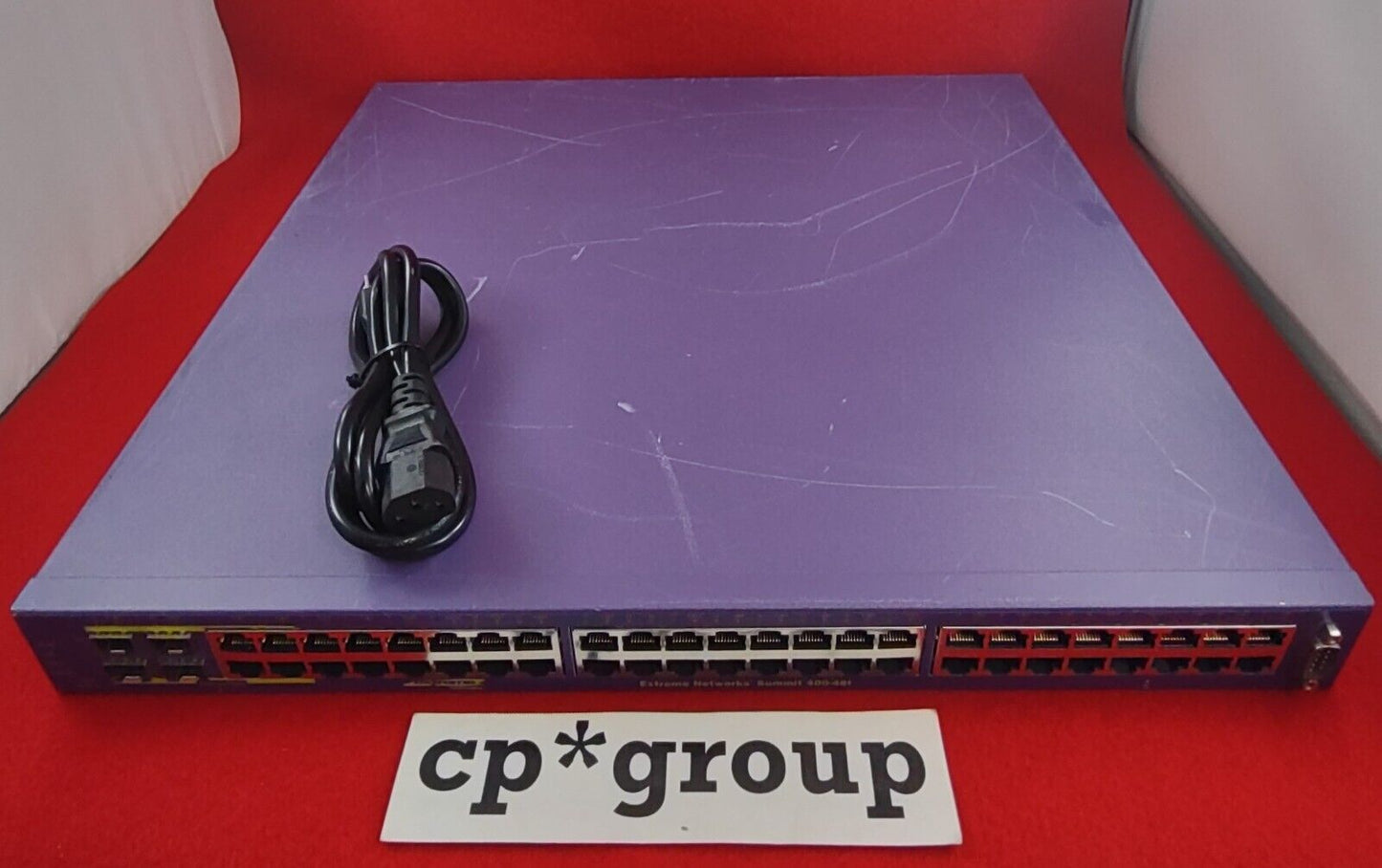 Extreme Networks Summit400-48T 48-Port GbE & 4-Port SFP Managed Network Switch *