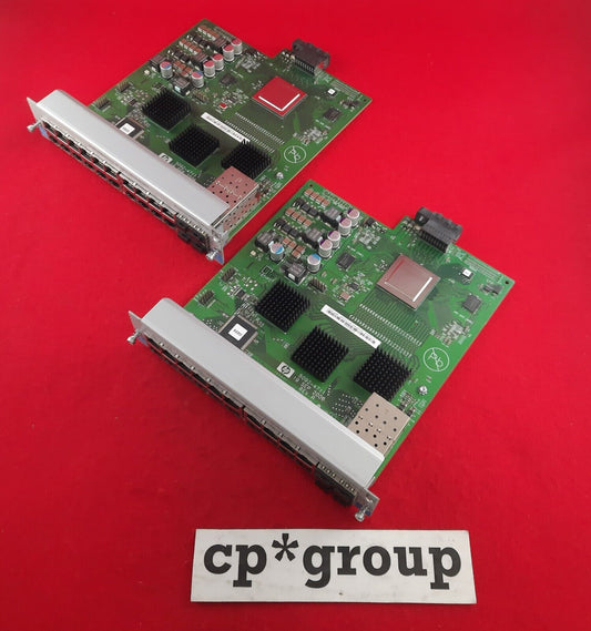 LOT OF 2 HP ProCurve VL 20-Port GbE & 4-Port SFP Switch Module J9033A