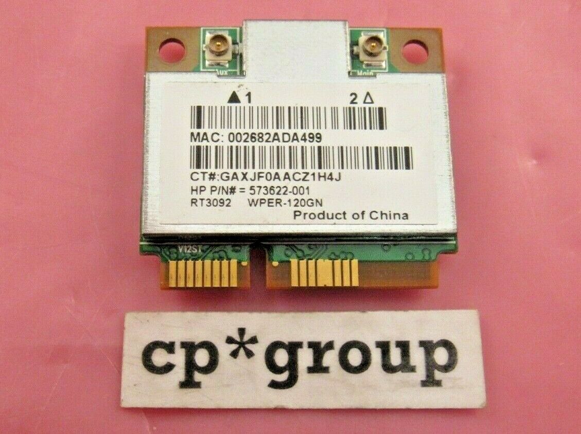 Original HP 573622-001 Ralink RT3092 WlAN Wireless Mini Card TouchSmart 300 600