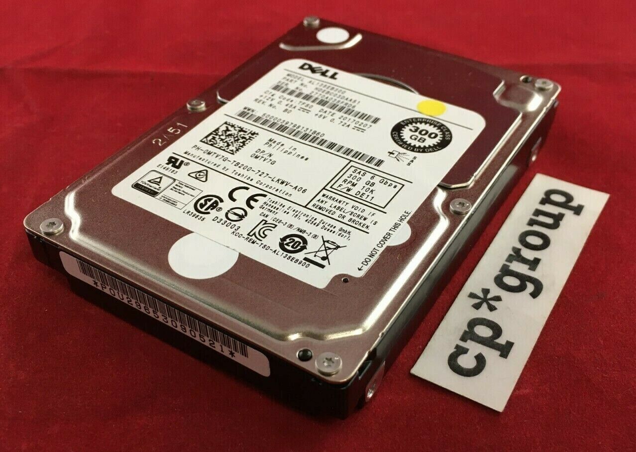 Toshiba Enterprise 300GB 10K SAS-2 6Gb/s 2.5" Hard Drive AL13SEB300