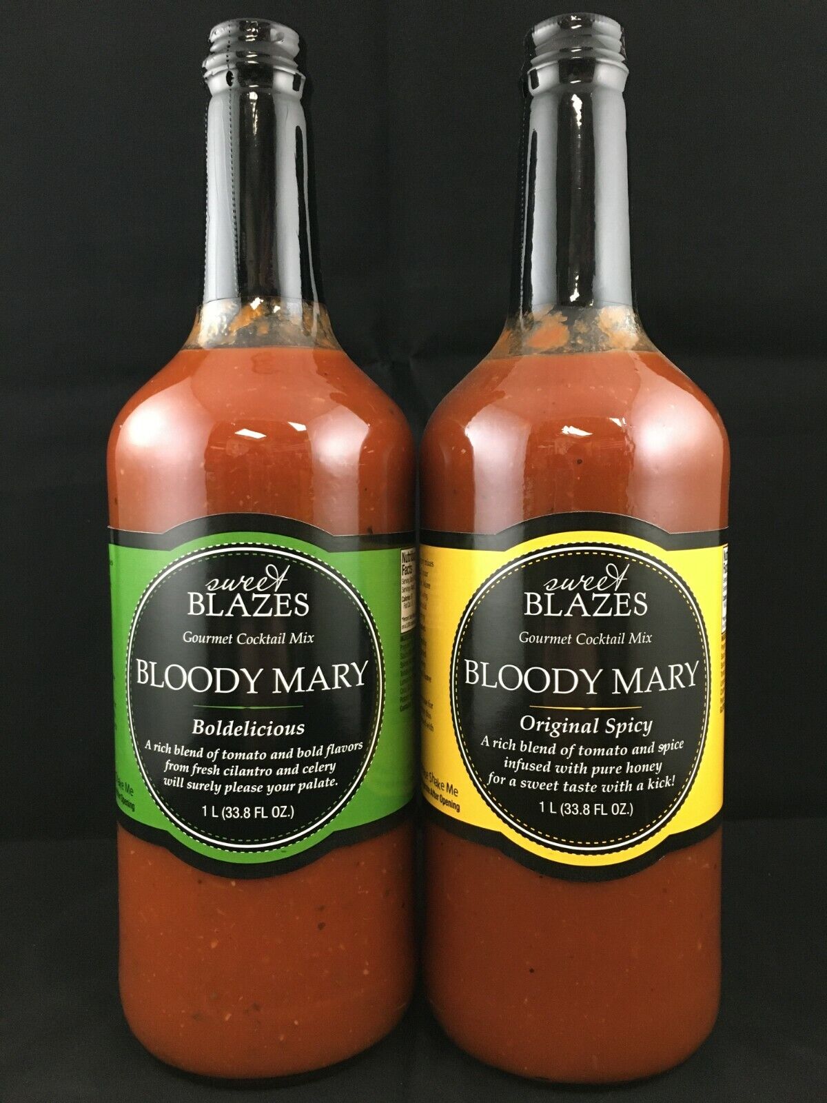 Sweet Blazes Boldelicious & Original Spicy Bloody Mary Mix Verity Pack 1L