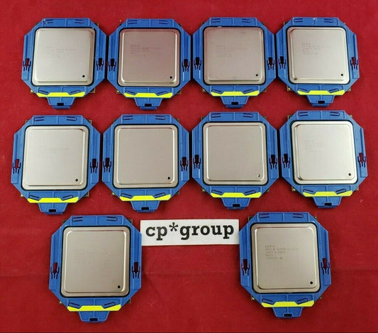 LOT OF 10 Intel Xeon E5-2630 2.3GHz 15MB LGA2011 6-Core CPU Processor SR0KV