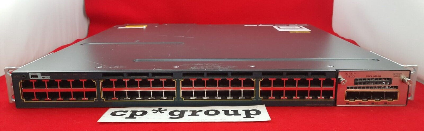 Cisco Catalyst 3560X 48-Port PoE+ GbE Network Switch w/2x 1100w WS-C3560X-48PF-L