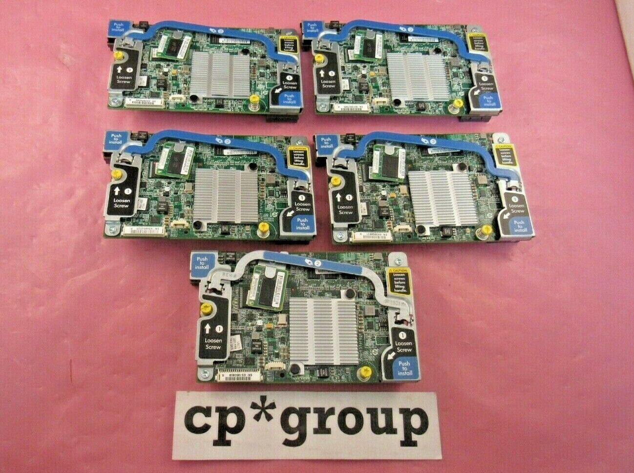 LOT OF 5 HP BL460c Smart Array P220I PCIe SAS Controller 670026-001 690164-B21