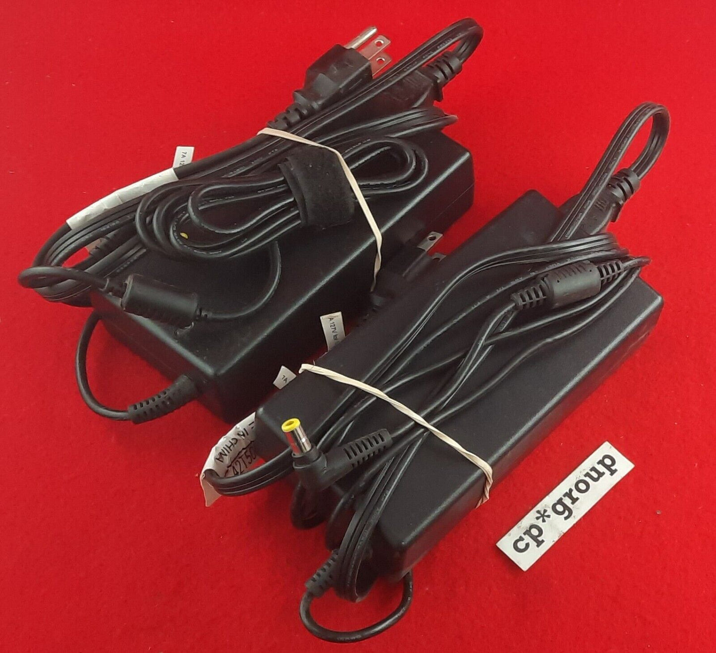 LOT OF 2 Lenovo 130W 19.5V 6.7A AC Power Adapters with Power Cord 54Y8833