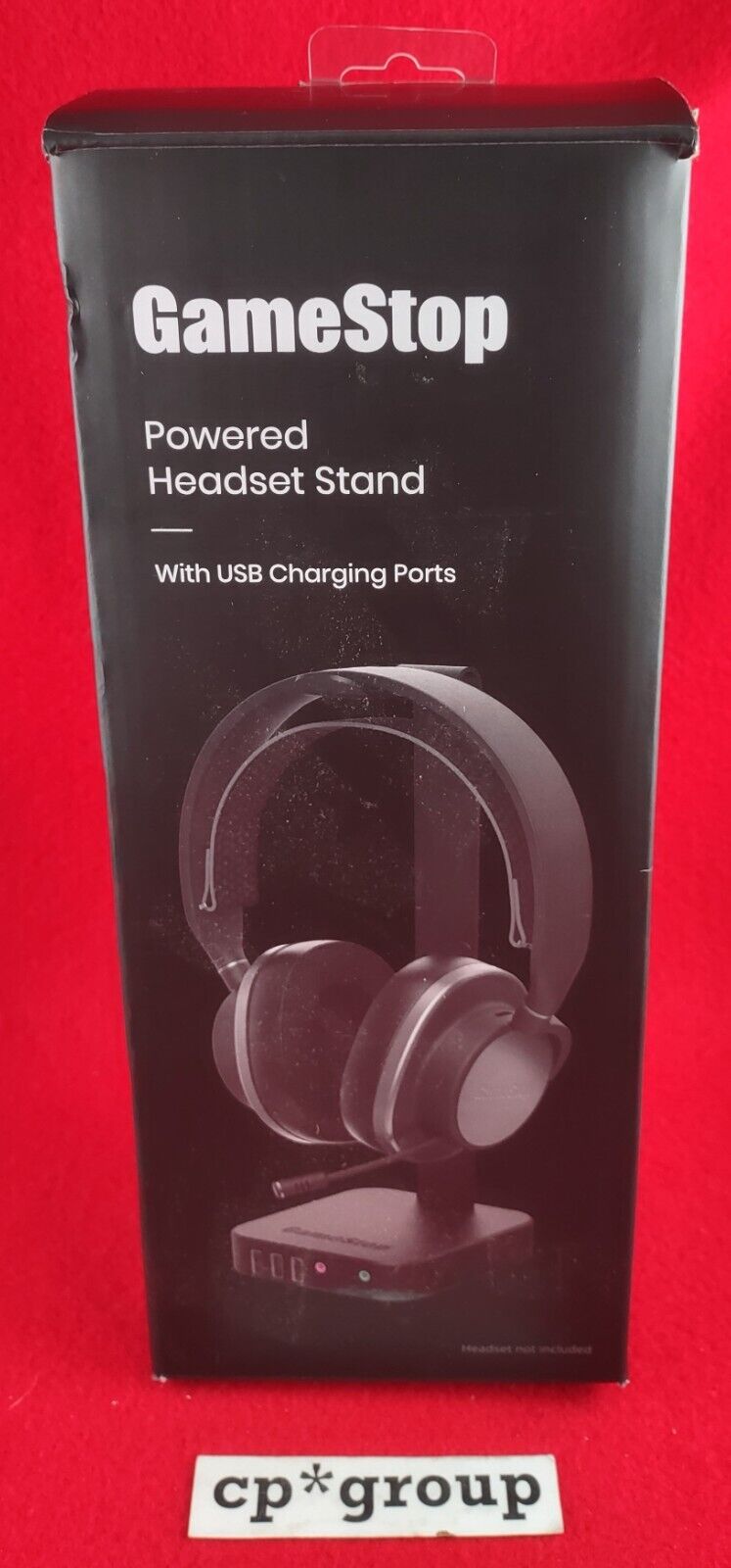 GameStop Powered Headset Stand w/ USB Charging Ports