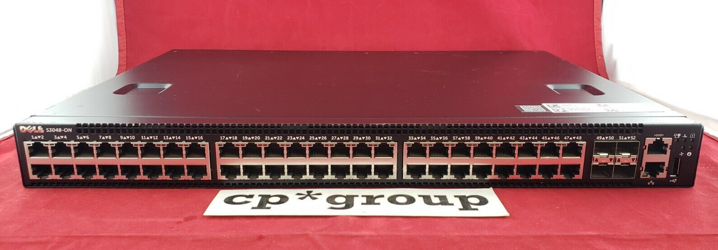 Dell 48-Ports GbE & 4-Port SFP+ 10Gb Ethernet Switch w/ SmartScripts S3048-ON