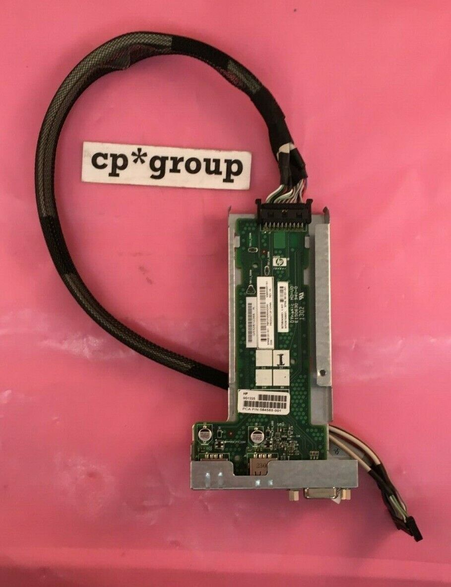 HP 591201-001 ProLiant DL580 G7 USB & Video Board w/ Cable & Cage