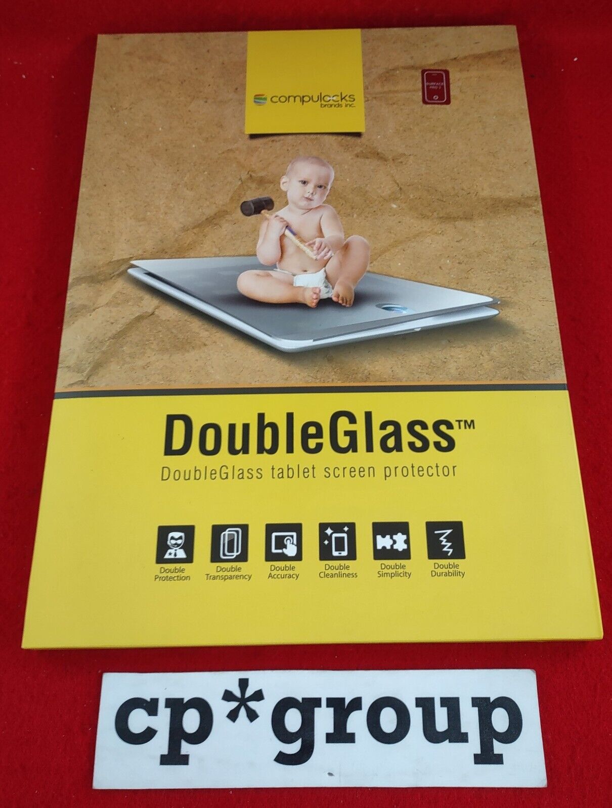 Compulocks Double Glass Tablet Screen Protector for Surface Pro3 w/ Anti Shatter