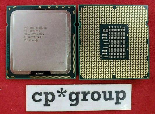 LOT OF 2 Xeon LC5528 2.13GHz 8MB 2400MHz LGA1366 Quad-Core CPU Processor SLBWK