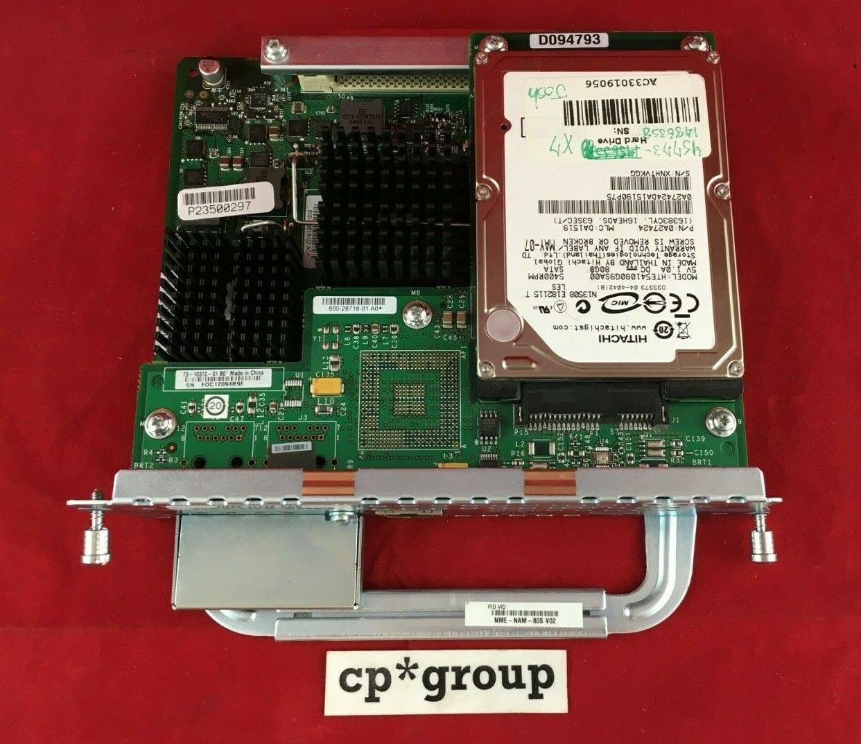 Cisco Single Port Network Analysis Module NME-NAM-80S w/ 80GB Hard Drive