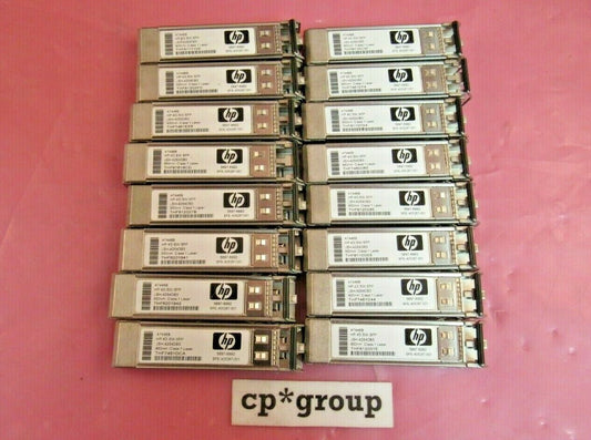 LOT OF 16 Genuine HP A7446B StorageWorks 4G SW SFP Transceiver Module 405287-001