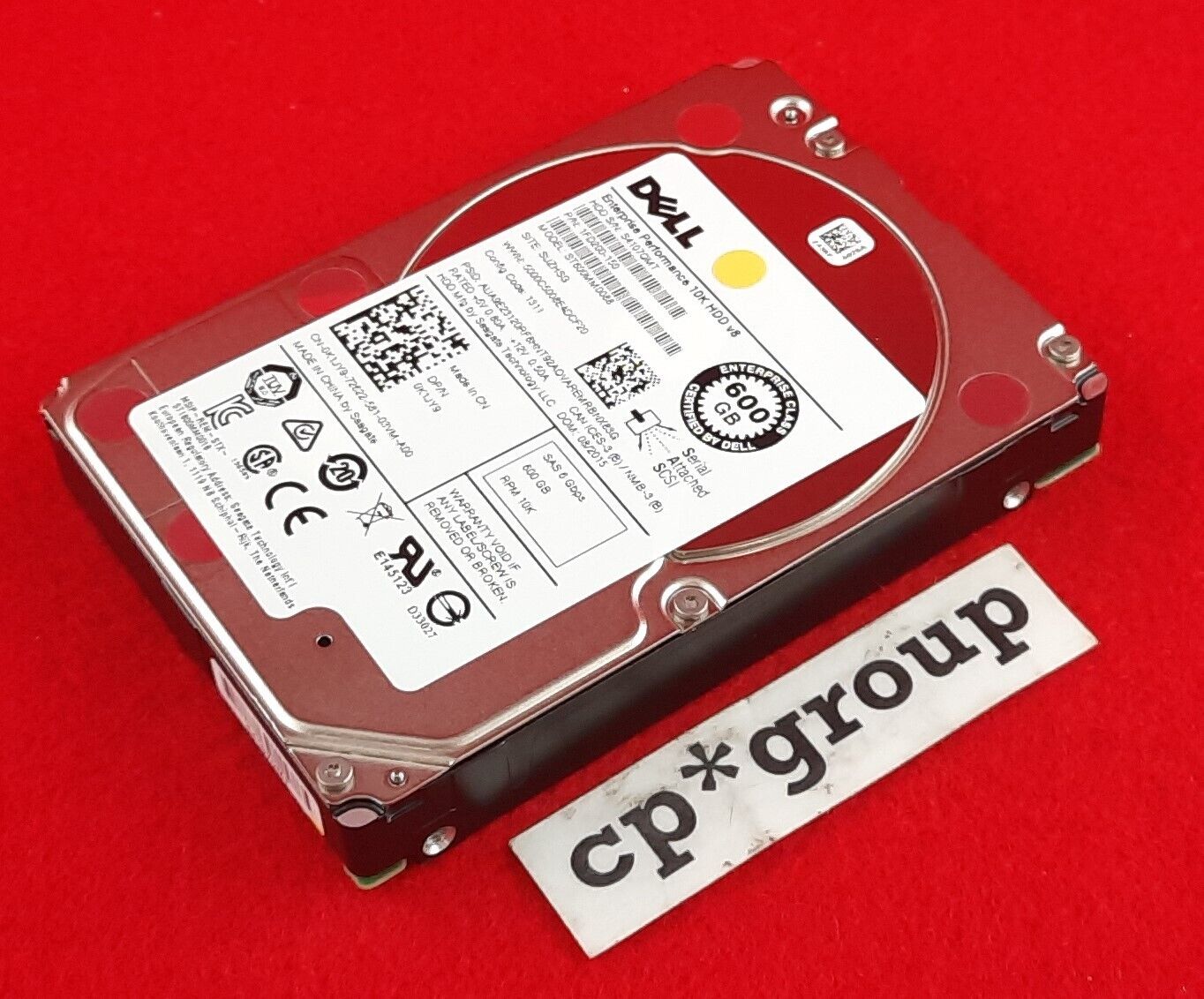 Dell Enterprise 600GB 10K 128MB 12Gbps SAS 2.5" Hard Drive K1JY9