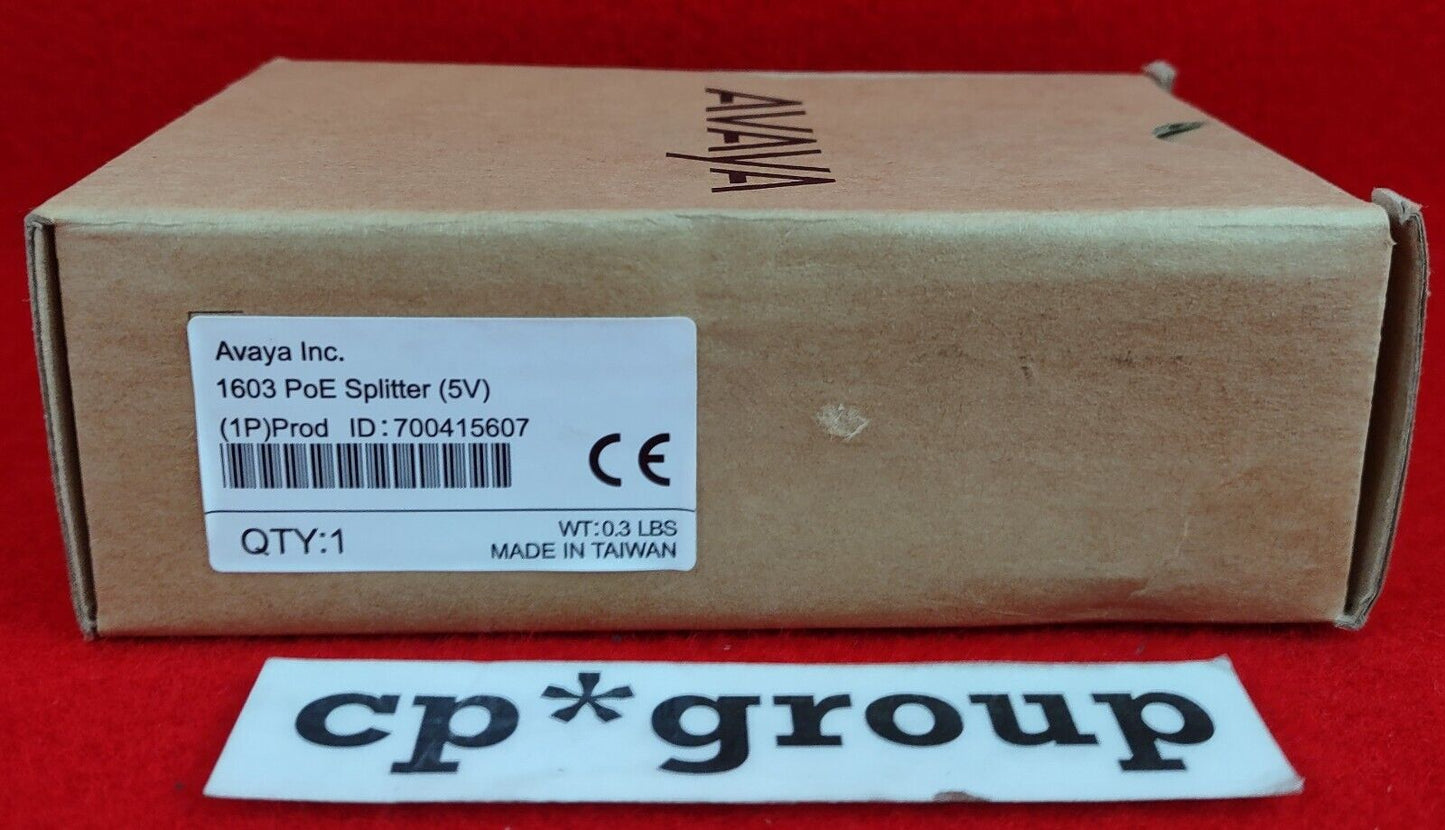 Avaya 1603 PoE Splitter 5v 700415607