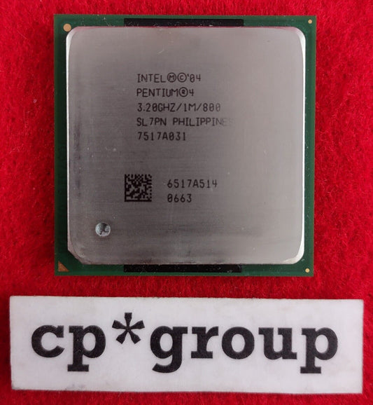 Intel Pentium 4 3.20GHz 1MB 800MHz Socket 478 CPU Processor SL7PN