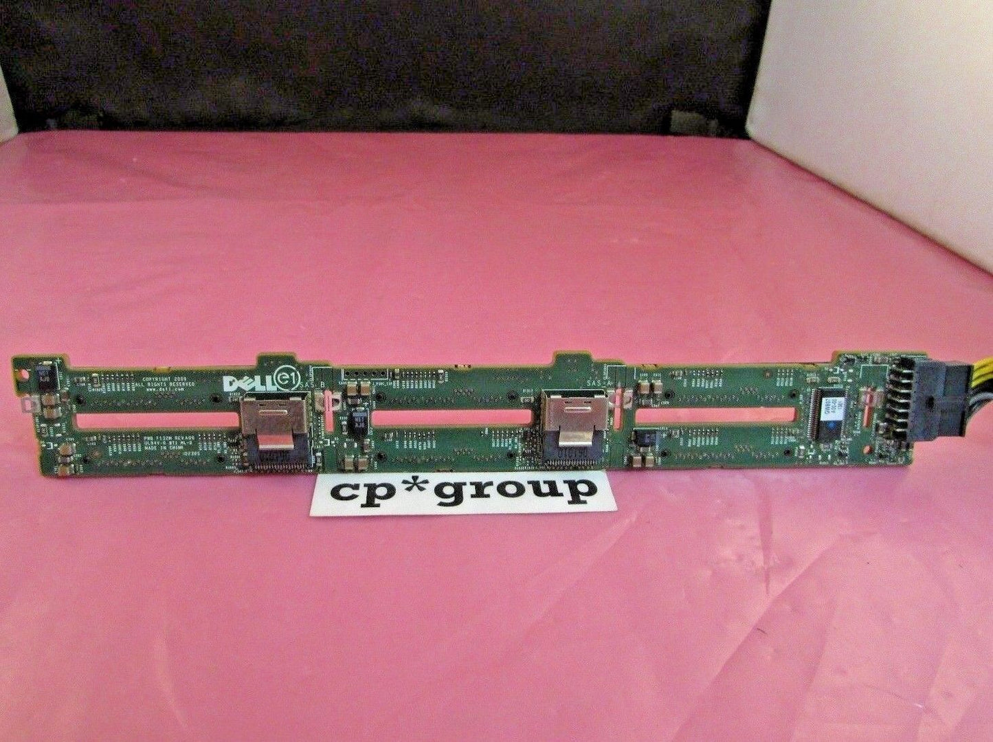 KHP6H Dell PowerEdge R610 R810 1x6 2.5" SAS Backplane Board w/ Power Cable XT567