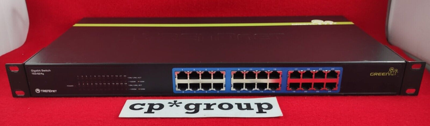 Trendnet 24-Port GbE Layer 2 Unmanaged Network Switch TEG-S24G