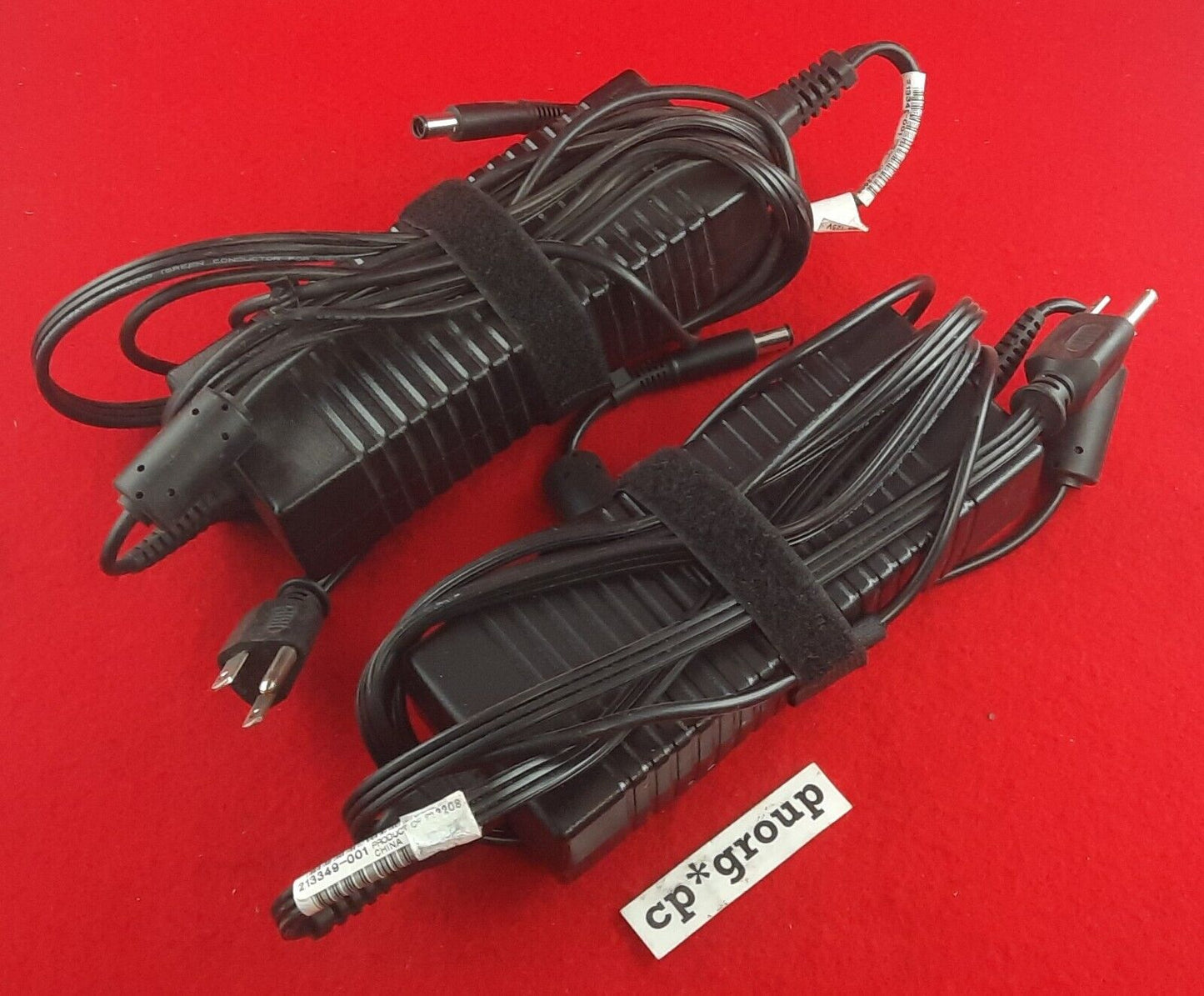 LOT OF 2 Genuine HP 135W 19.5V 6.9A AC Power Adapter w/ Power Cord 482133-001