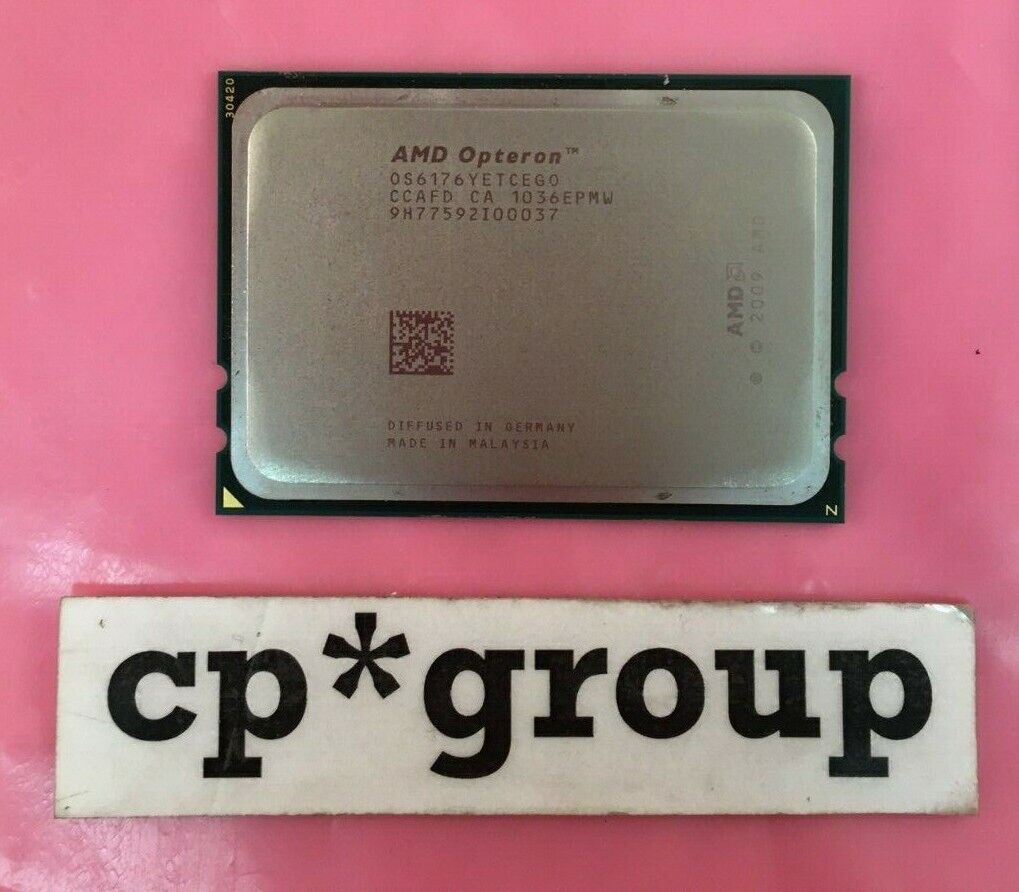 LOT OF 2 AMD OS6176YETCEGO Opteron 6176 SE 2.3GHz G34 12 Core CPU Processor