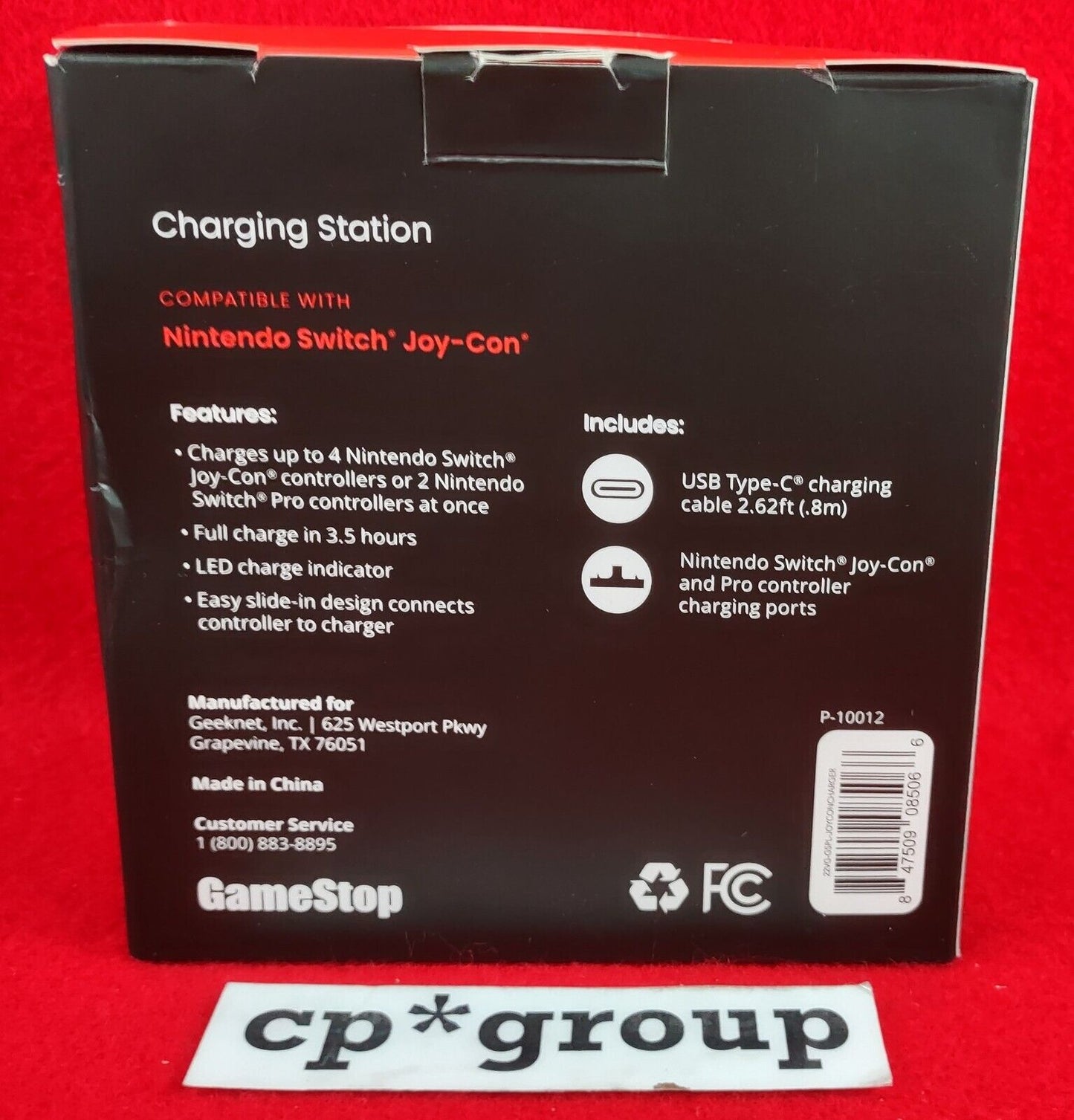 GameStop Charging Station for Nintendo Switch Joy-Con 22VG-GSPL-JOYCON