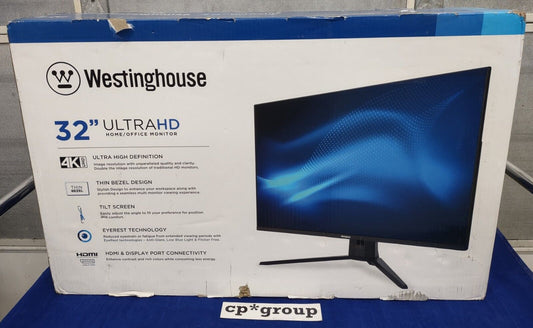 NEW Westinghouse 32" UHD 4K VA LCD Wide Screen Monitor WH32UX9019