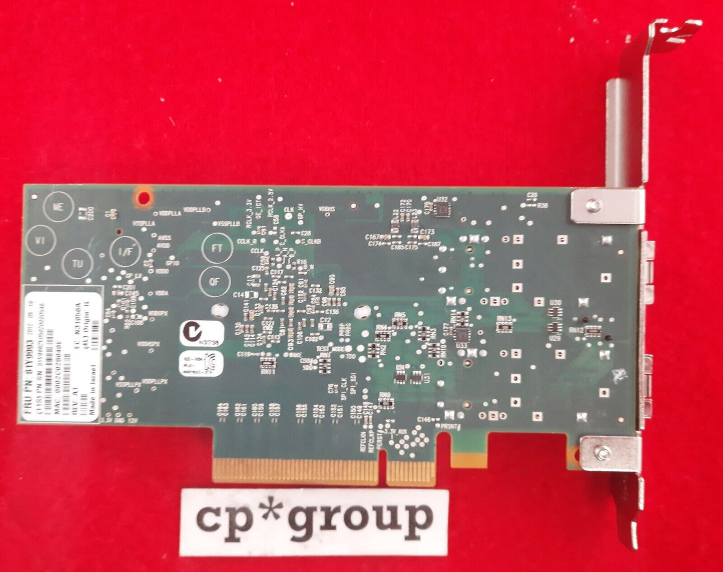 IBM ConnectX 2-Port 10GB SFP+ PCIe Adapter Card 81Y9993