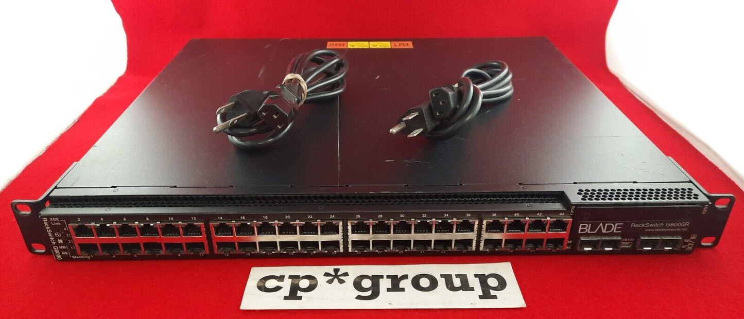 IBM RackSwitch G8000R 44-Port GbE & 4-Port SFP Network Switch BAF-00012-05