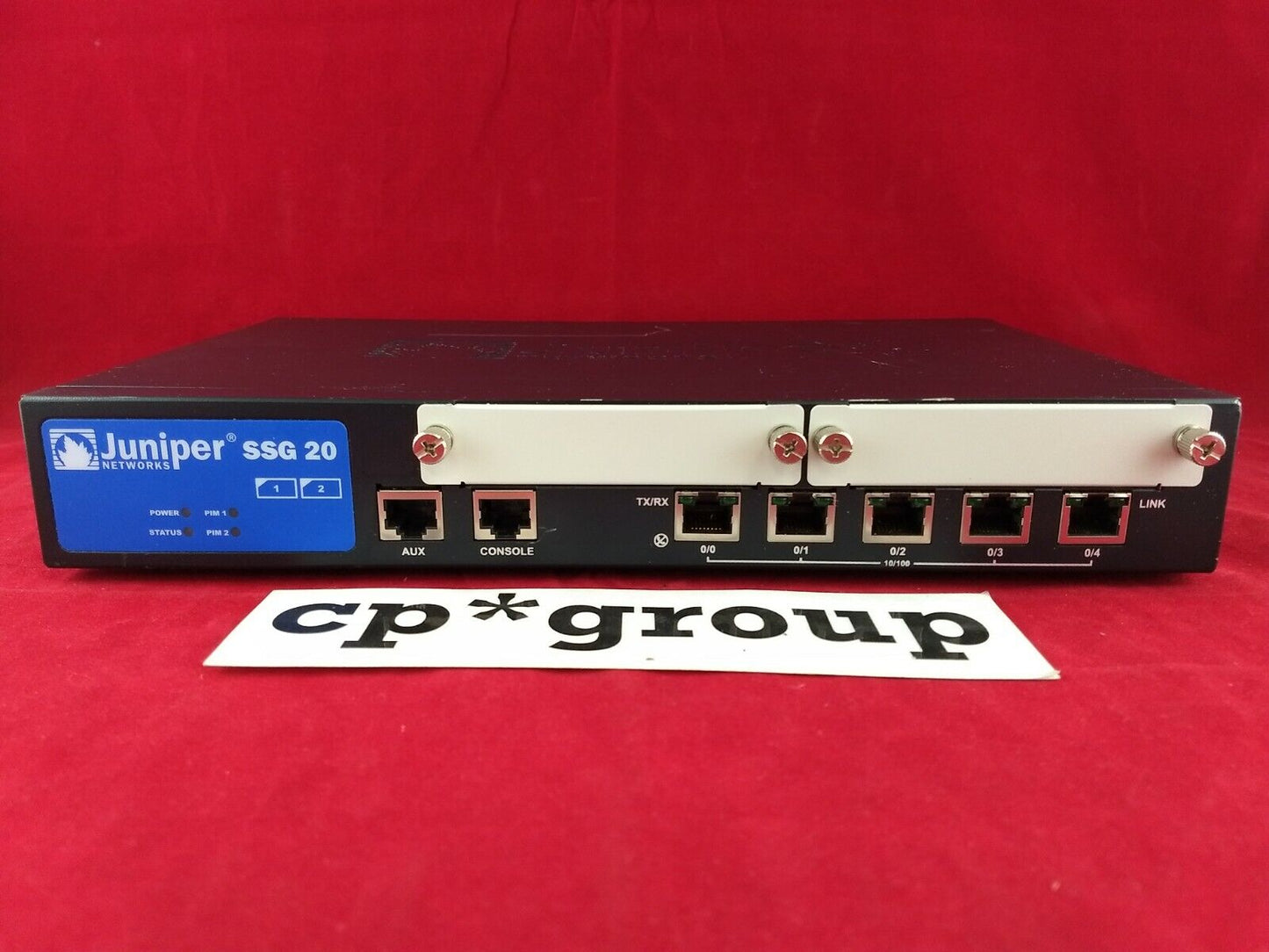 Juniper 5-Port 10/100 LAN Firewall + VPN Secure Services Gateway SSG-20-SH