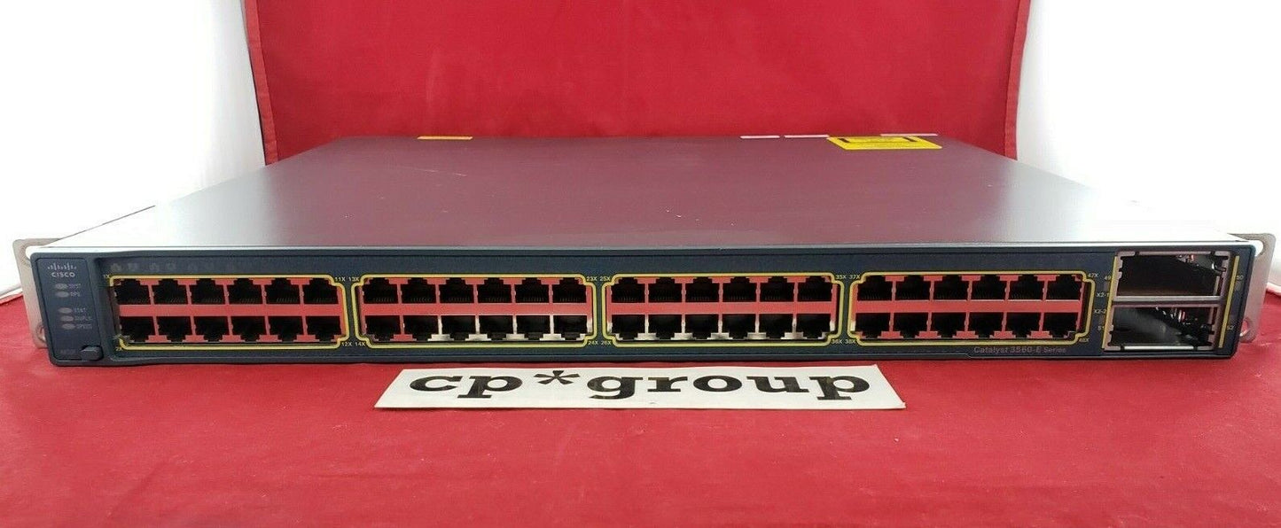 Cisco Catalyst 3560E 48-Port GbE & 2-Port X2 10G Network Switch WS-C3560E-48TD-E